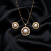 Maya Pearl Look Chain Pendant set