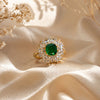 Anita Green Stone Adjustable Ring