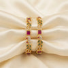 Bani Antique / Kundan Red & Green Bangle