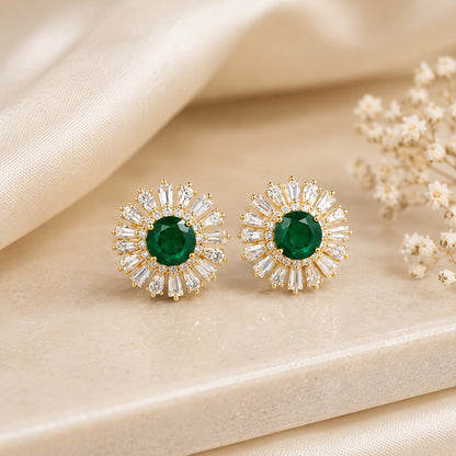 Neha Round tops Studs Earrings