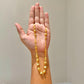 Ankita Gold Look 19 Inch Matar Mala