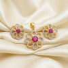 Floral Mehak Pendant Set