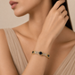 Gitika Black Stone Bracelet