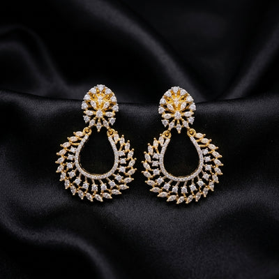 Anamika Sparkling Mid Size Diamond Earring