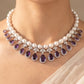Ishnavi Pearl Diamond Necklace Set