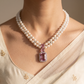 Indu Pearl Diamond Necklace Set