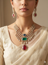 Anupama Necklace Set with mangaltika
