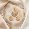 Chandrika Diamond Pendant Set