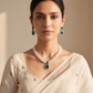 Indu Pearl Diamond Necklace Set