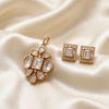Meera Kundan Pendant Set