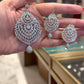 Aadhya White Gold Pendant Set