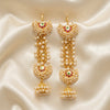Garima Kundan Hanging Jhumka Earring