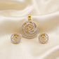 Geetika Diamond Look Pendant Set