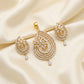 Garnoor Diamond Look Pendant Set
