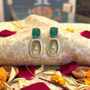 Anindita Green Onyx Earrings
