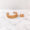 Ankita Adjustable Bracelet with ring