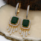 Aditi Green Onyx Earrings