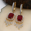 Aditi Red Ruby Earrings