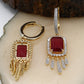 Aditi Red Ruby Earrings