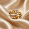 Gagana Anti Tarnish  Adjustable Ring