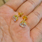 92.5 Sterling Silver (Pure Silver) Solitaires with 2ct. SWAROVSKI