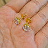 92.5 Sterling Silver (Pure Silver) Solitaires with 2ct. SWAROVSKI