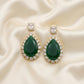 Geeta Medium Size Hanging Stone Earring