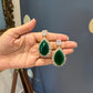 Geeta Medium Size Hanging Stone Earring