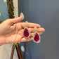Geeta Medium Size Hanging Stone Earring