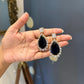 Geeta Medium Size Hanging Stone Earring