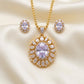 Garima Diamond Look Pendant Set