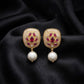 Anita Pearl Look Ruby Earring