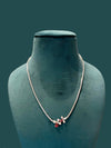Avantika Chain White Gold - Red