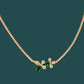 Avantika Chain Yellow Gold - Green
