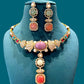 Drishti Colorstone Choker Set
