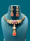 Drishti Colorstone Choker Set