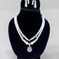 Mukta Pearl Diamond Necklace Set