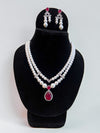 Mukta Pearl Diamond Necklace Set