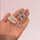 Indu Pearl Diamond Necklace Set
