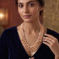 Peach Glow Beaded Mala
