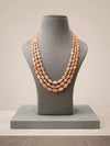 Peach Glow Beaded Mala
