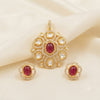 Krishnavi Polki Diamond Look