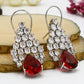 Divisha Red Ruby Earrings