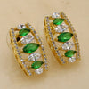 Devanshi Green Onyx Earrings