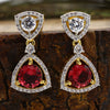 Falisha Red Ruby Earrings
