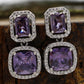 Fareeha Purple Topaz Earrings