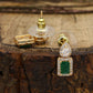 Gaayatri Green Onyx Earrings