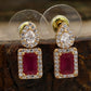 Gaayatri Red Ruby Earrings