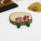 Anuradha Green Earrings