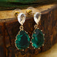 Aakriti Green Sapphire Earrings